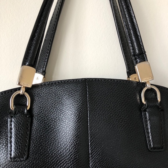 Coach Black Leather Handbag - Picture 4 of 9